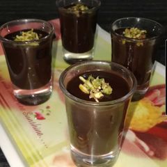 A picture of Healthy version of chocolate pudding.