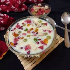 A picture of Fruit custard.