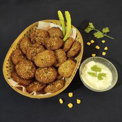 A picture of Jowar corn vada.