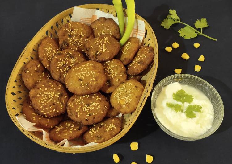 Recipe of Homemade Jowar corn vada