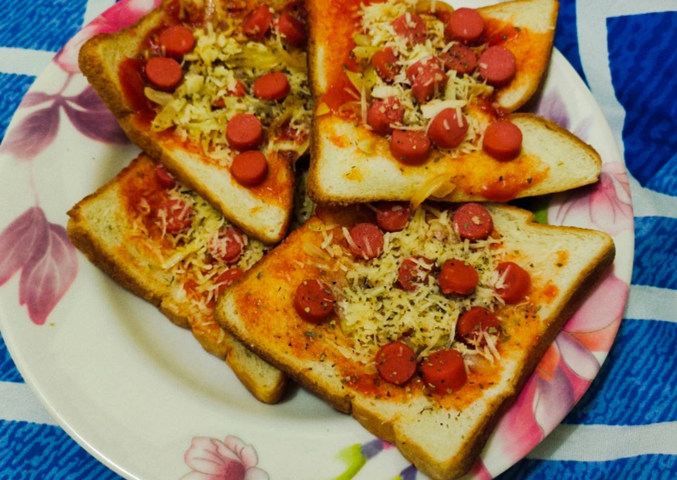 Pizza Roti Tawar Teflon