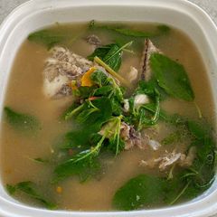 A picture of Tom Yum Head Grouper’s Clear Soup.