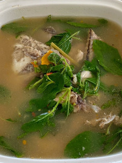 A picture of Tom Yum Head Grouper’s Clear Soup.