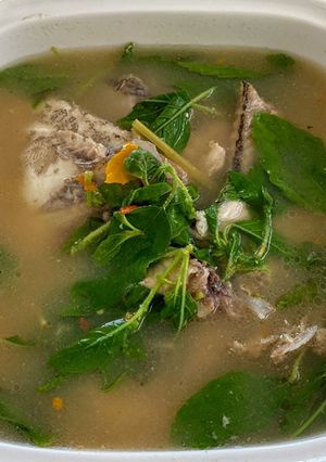 A picture of Tom Yum Head Grouper’s Clear Soup.