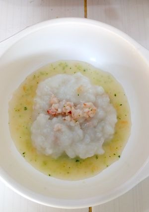 Foto resep Mpasi 7m+ Nasi gurih sop udang