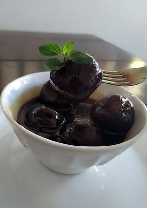 Una foto de Tejocotes en dulce