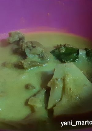 Foto resep Gulai nangka campur daging sapi