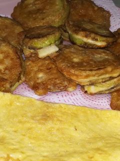 Una foto de Calabacines en sándwich