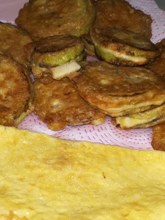 Una foto de Calabacines en sándwich