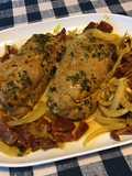Oven-Roasted Marinated Pork Tenderloin with Sun-Dried Tomatoes and Onion