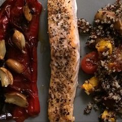 A picture of Rustic Salmon Dinner.