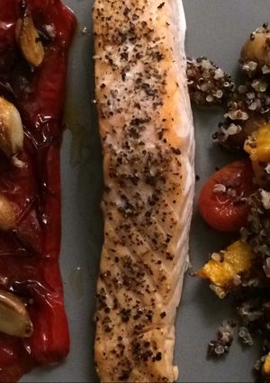 A picture of Rustic Salmon Dinner.