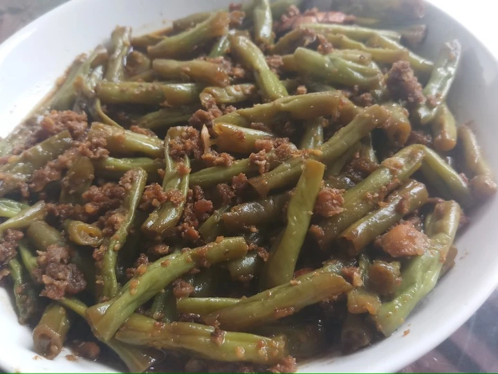 Cara Simple Membuat Resep  Tumis buncis daging sapi cincang #BikinRamadanBerkesan yang Enak, Lezat Sekali