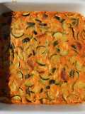 Zucchini and Chorizo Clafoutis