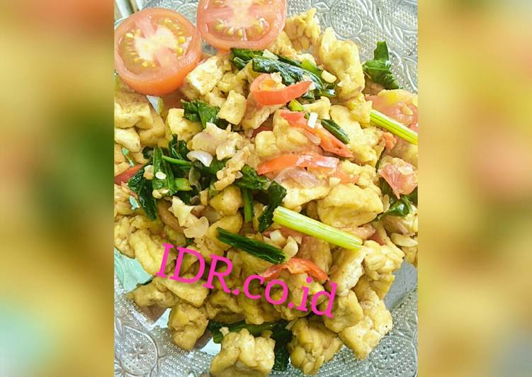 Resep: LezatOseng2 tahu tempe sawi hijau
