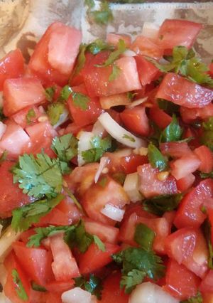A picture of Pico de Gallo.