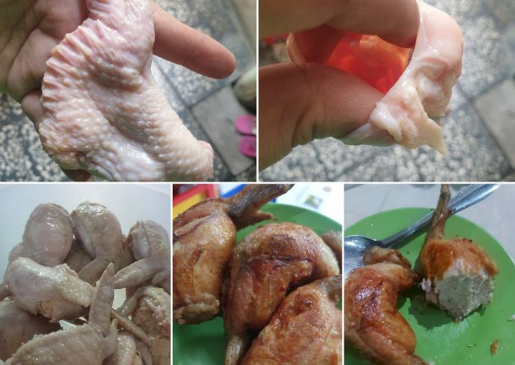 Cara Gampang Membuat Sayap Ayam Isi Anti Gagal