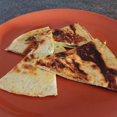 A picture of Avocado and Cheese Quesadilla.