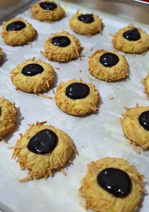 Foto resep Thumbprint blueberry