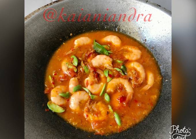 Bagaimana cara buat Sambal Udang Pete Super Puedees sajian Lebaran yang enak