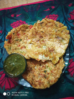वेजिटेबल पैनकेक (Vegetable pancake recipe in Hindi) रेसिपी मुख्य फोटो