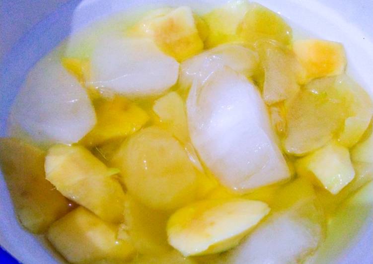 Bagaimana Menyiapkan Es Carica Mangga yang Enak