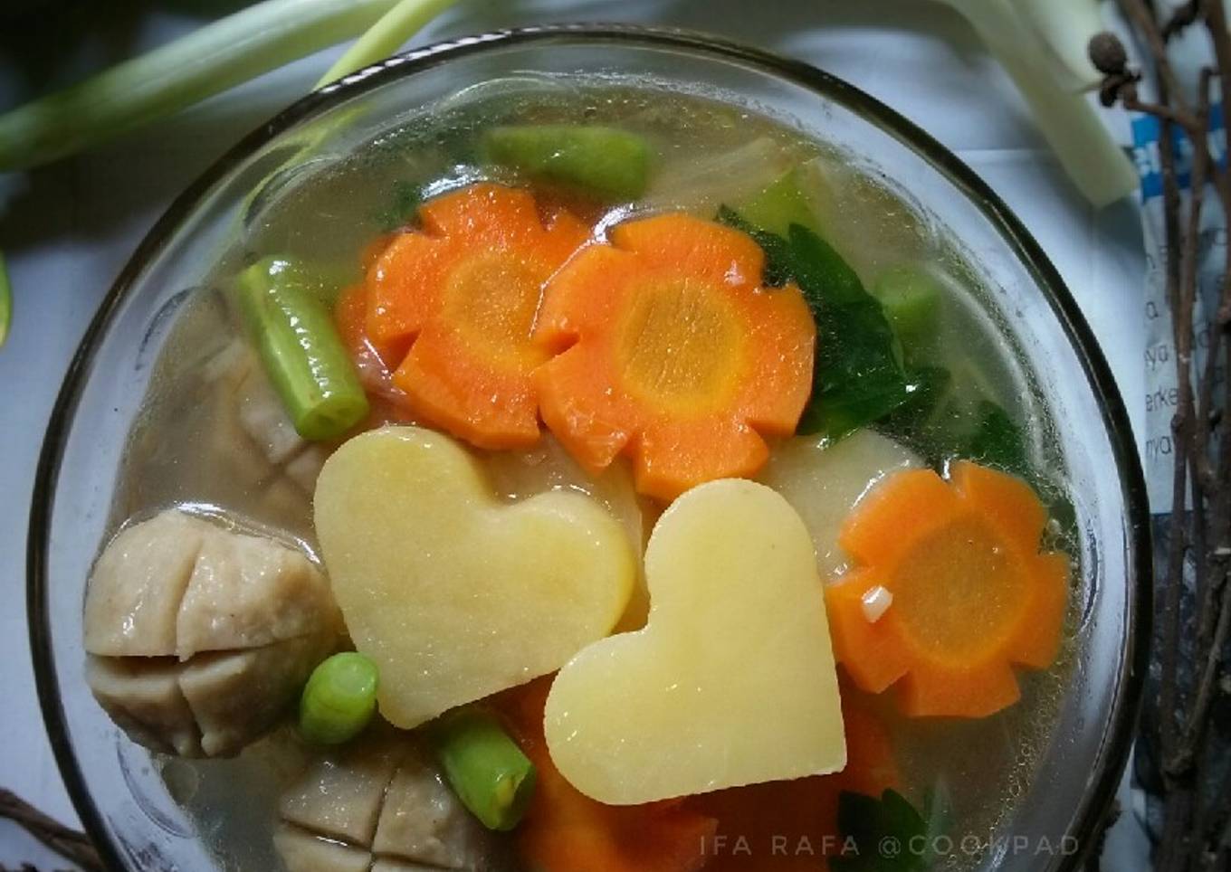 Sayur Sop (Wortel, Kentang & Buncis)