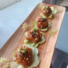 A picture of Honey Chilli Cabbage Balls.