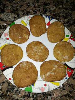 Una foto de Galletas de naranja SIN huevo ni lácteos