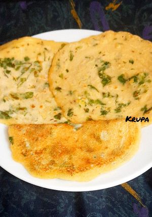 A picture of Mix flour chilla.