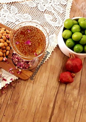 عکسی از دستور شربت شیره و گلاب 😋