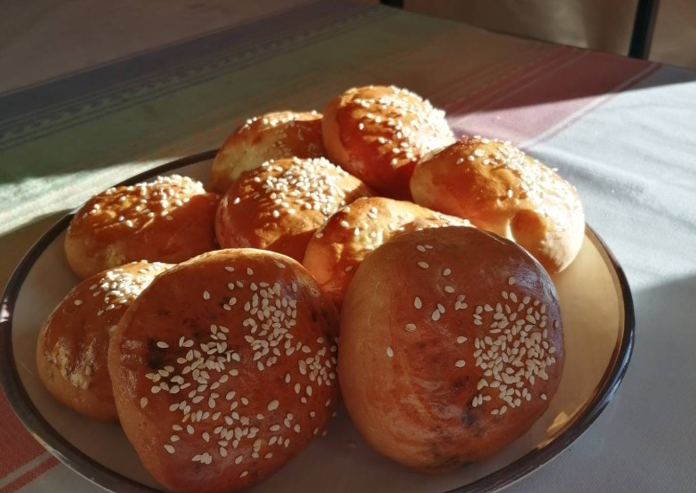 Bollos rellenos de queso crema