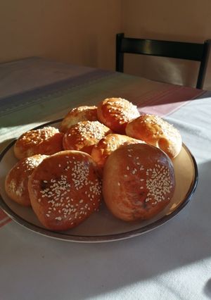 Una foto de Bollos rellenos de queso crema