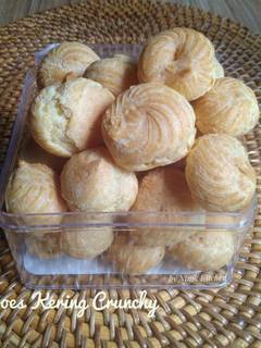 Foto resep Soes Kering Crunchy isi Coklat