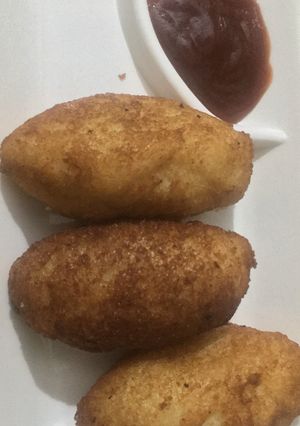 A picture of Bread cutlets.