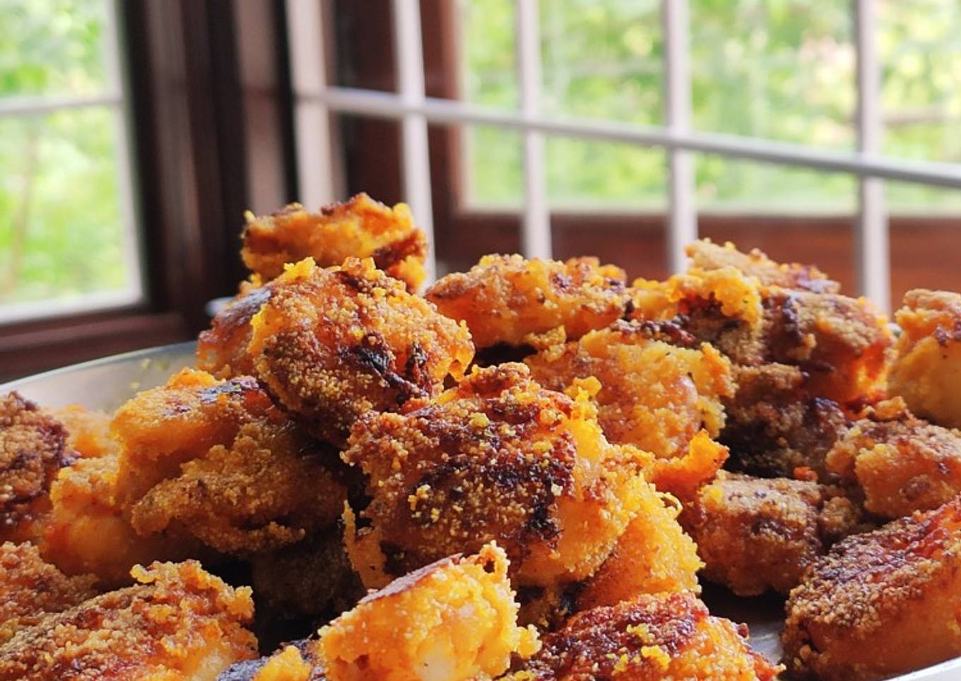 Goan style prawn rava