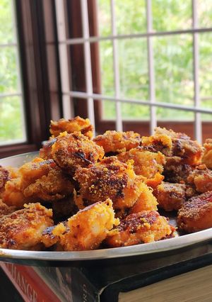 A picture of Goan Style Prawn Rava Fry.