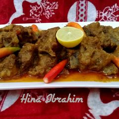 A picture of Madras Beef Curry.