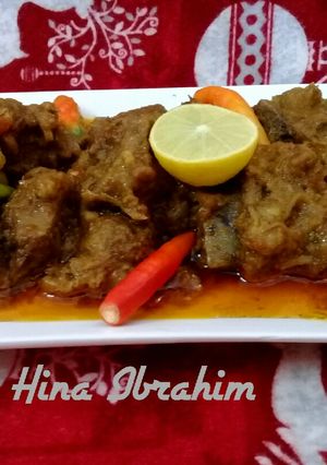 A picture of Madras Beef Curry.