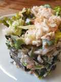 Ensalada de arroz con mayonesa de mostaza sin gluten