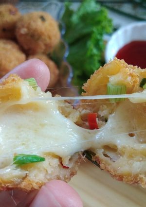 Gambar Bebola kentang cheese#kentang minggu1