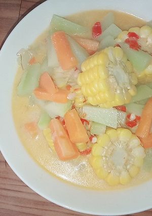 Foto resep Sayur Lodeh Jagung Wortel Labu Siam