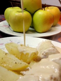 Una foto de Salsa de almendras rápido y rico