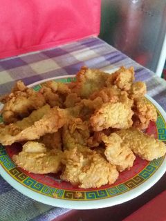 Foto resep Kulit ayam crispy simple
