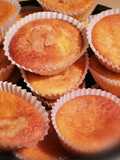 Mini magdalenas de naranja