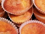 Mini magdalenas de naranja