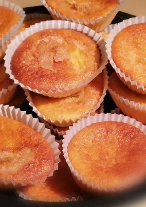 Una foto de Mini magdalenas de naranja