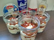 Une photo de crème fleurette mascarpone