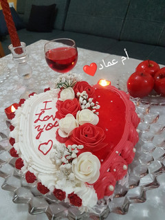 صورة لوصفة ❤️كيكة عيد الحب ❤️