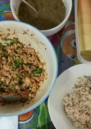 รูปของ ลาบอกไก่ไร้ความคลีน